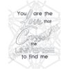 Coloring book sample text page product image
