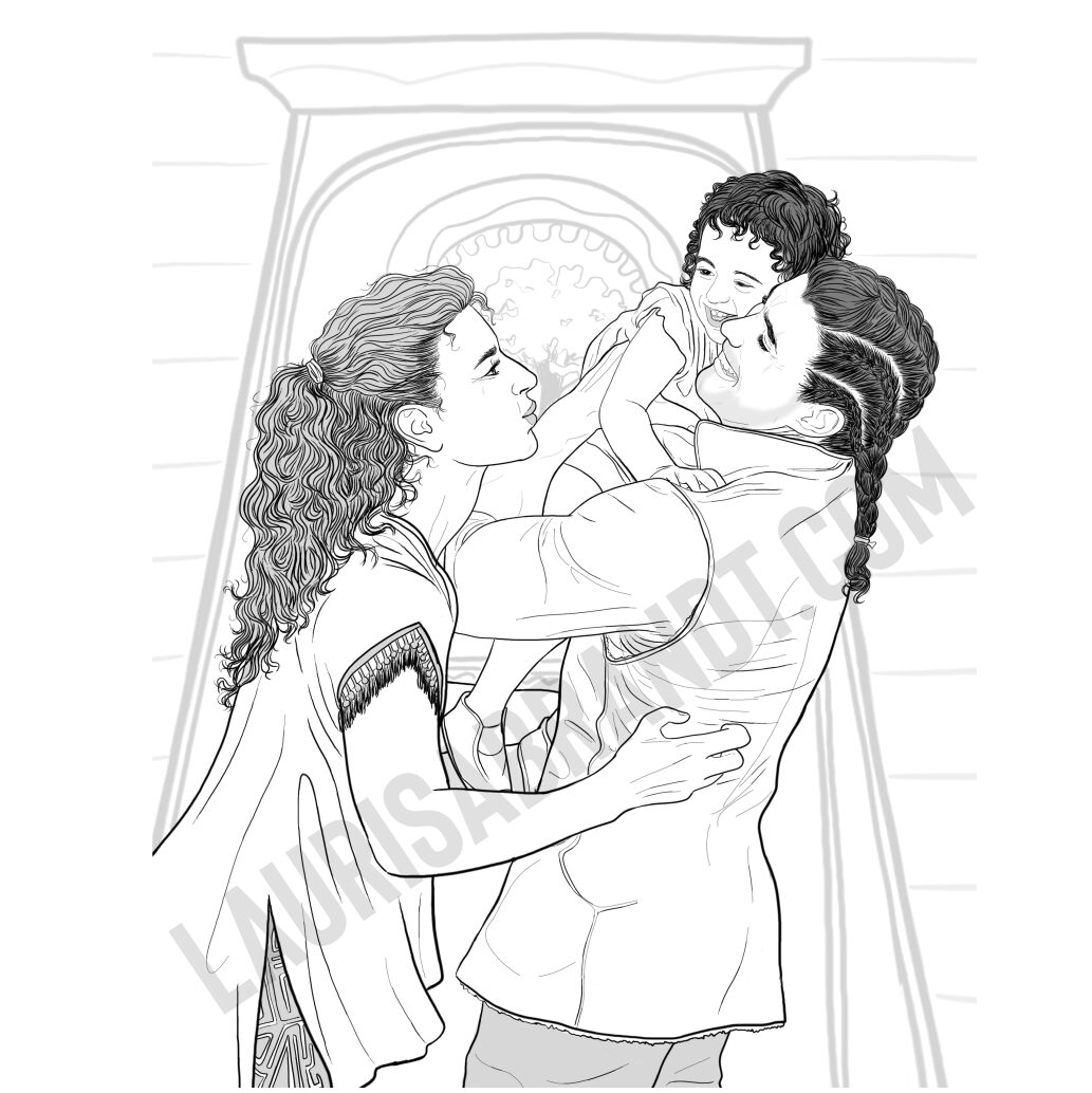 coloring book sample sheet 1 product photo